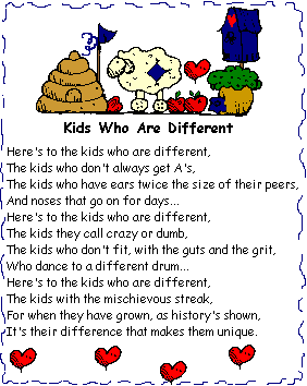 Kids who are different