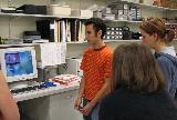Standing around in the lab