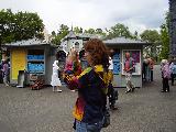 Katie Kujala doing field work in France '07