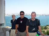 Ami Schlosser, Alex Oakley, and Greg Johnson in Istanbul '06