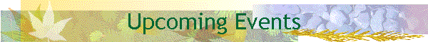 Upcoming Events