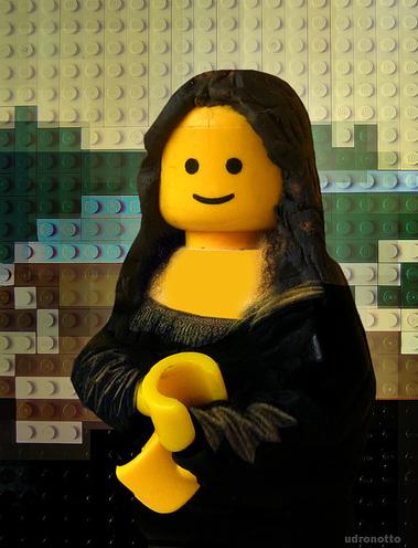 Lego Version of the Mona Lisa