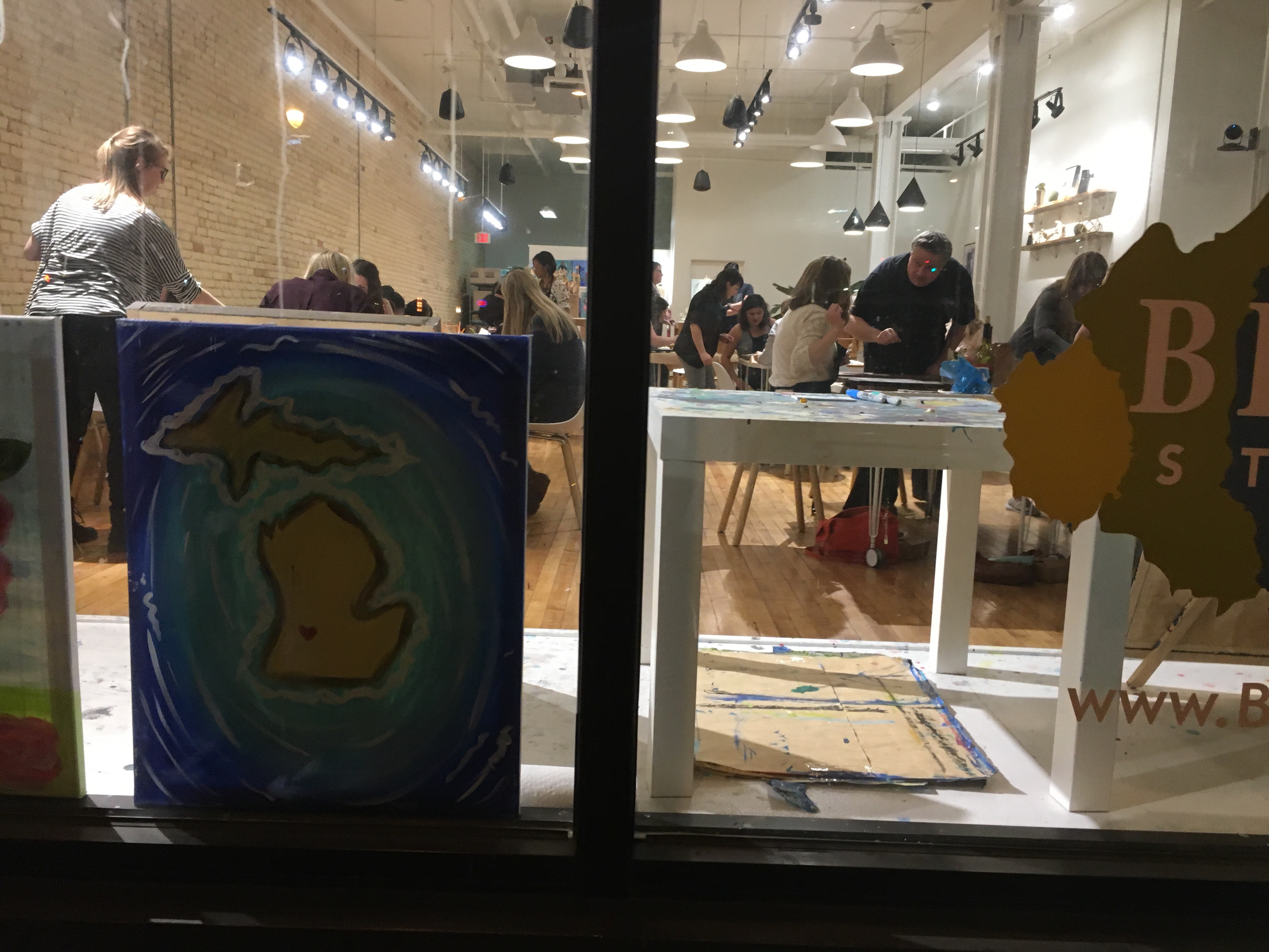 Painting and Wine class