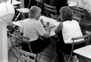 Grandma Maggie and mom in Paris