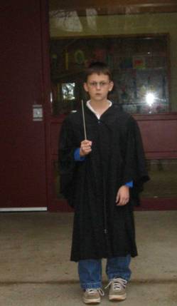 Harry Potter, I mean Matt as Harry Potter