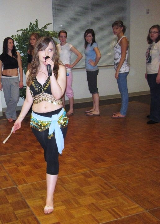 Holly leading instruction