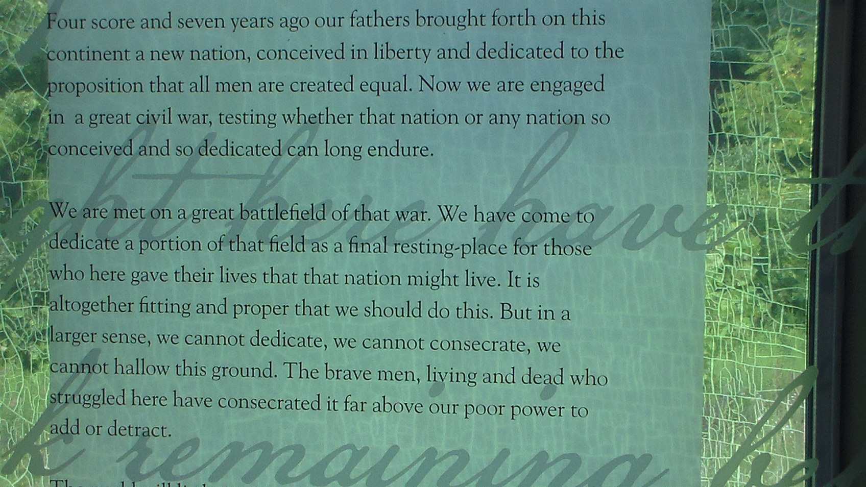 gettysburg address 2