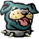 animated dog panting