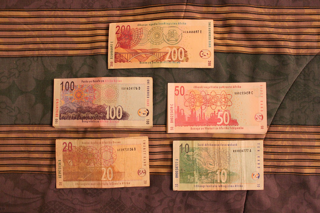 south african rands