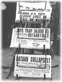 Newspapers on American Stands -- Photo Courtesy of the Battling Bastards of Bataan