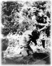 Japanese Soldier Beheading A Prisoner -- U.S. Archive Photo