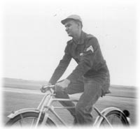 Alf Riding His Bike In Manila Area -- Photo: Alf Larson Private Collection